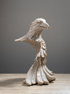 Sandstone Eagle Sculpture - The Golden Theory