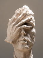 Sandstone Finish Face Sculpture - The Golden Theory