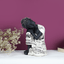 Serene Black and White Sleeping Buddha Statue - The Golden Theory