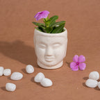 Serene Ceramic Buddha Table Planter - The Golden Theory