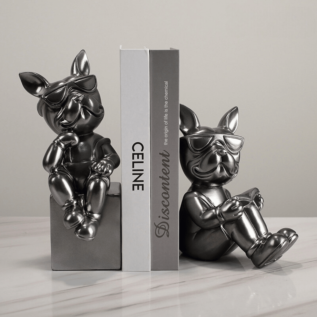 Silver Bulldog Book Rests - The Golden Theory Main image