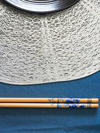 Silver Designer Table Mats | Set of 2,6 - The Golden Theory