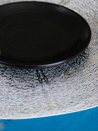 Silver Designer Table Mats | Set of 2,6 - The Golden Theory