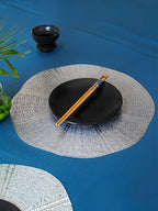 Silver Designer Table Mats | Set of 2,6 - The Golden Theory