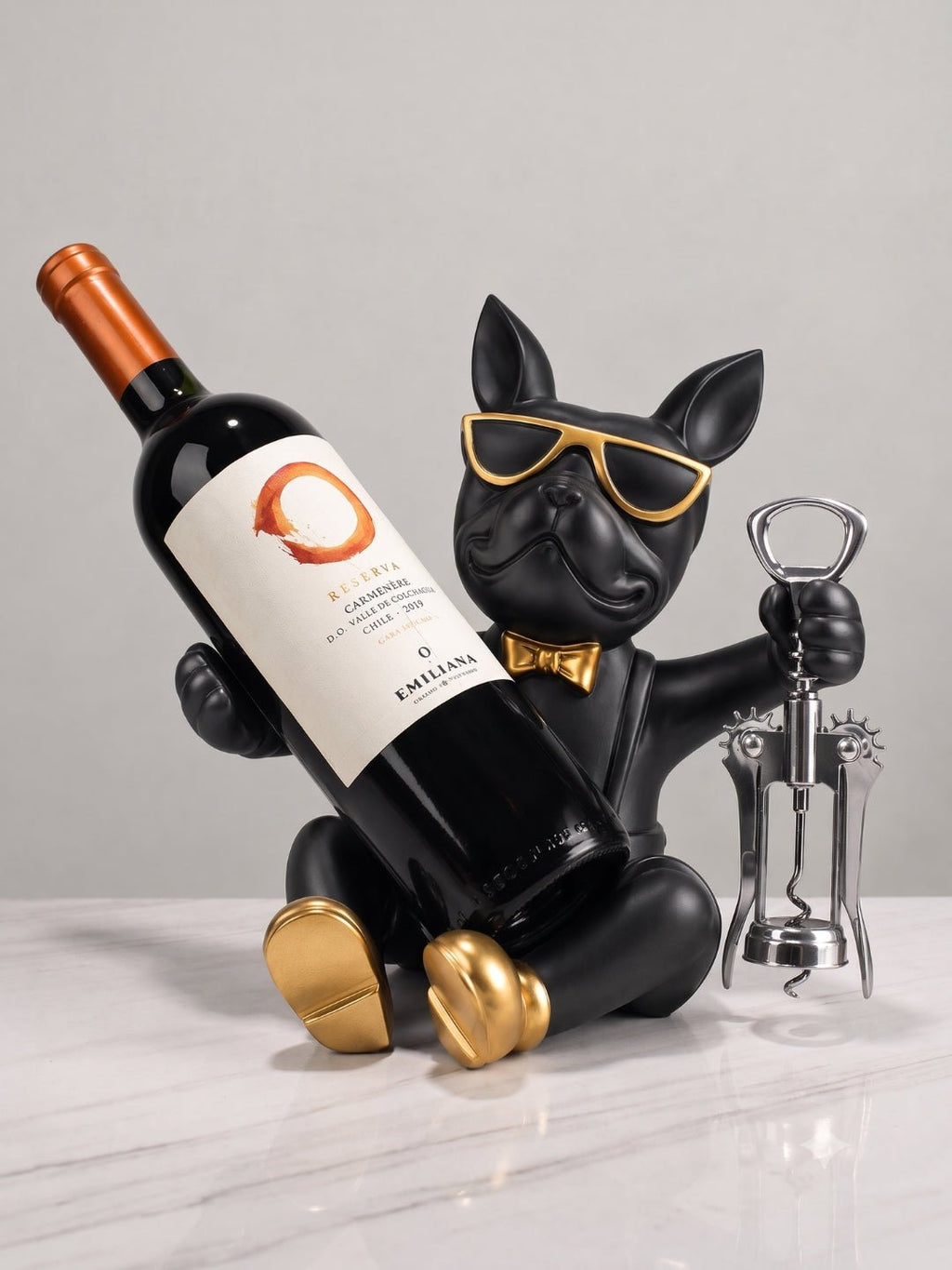 Sitting Dog Bottle Holder with Opener - The Golden Theory