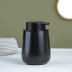 Sleek Black Soap Dispenser with Black Lid - The Golden Theory