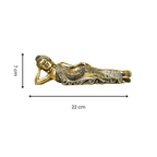 Sleeping Buddha Statue in Gold - The Golden Theory