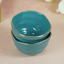 Small Blue Palette Bowl with Golden Border | Set of 2 - The Golden Theory
