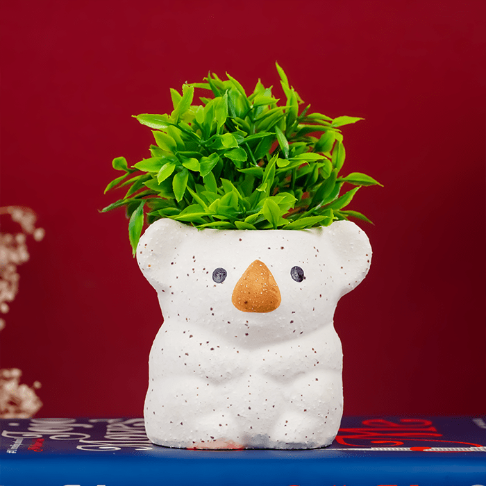 Small Speckled Koala Planter - The Golden Theory