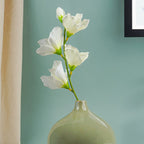 Soft Olive Green Teardrop Ceramic Vase - The Golden Theory