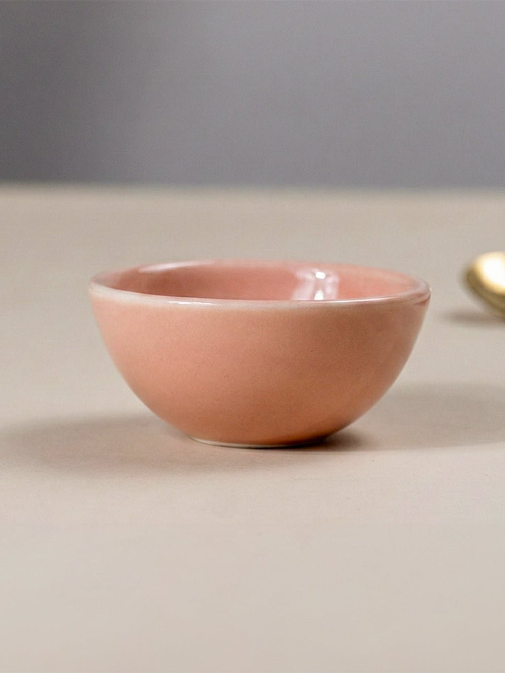 Soft Pink Ceramic Dipping Bowls - The Golden Theory