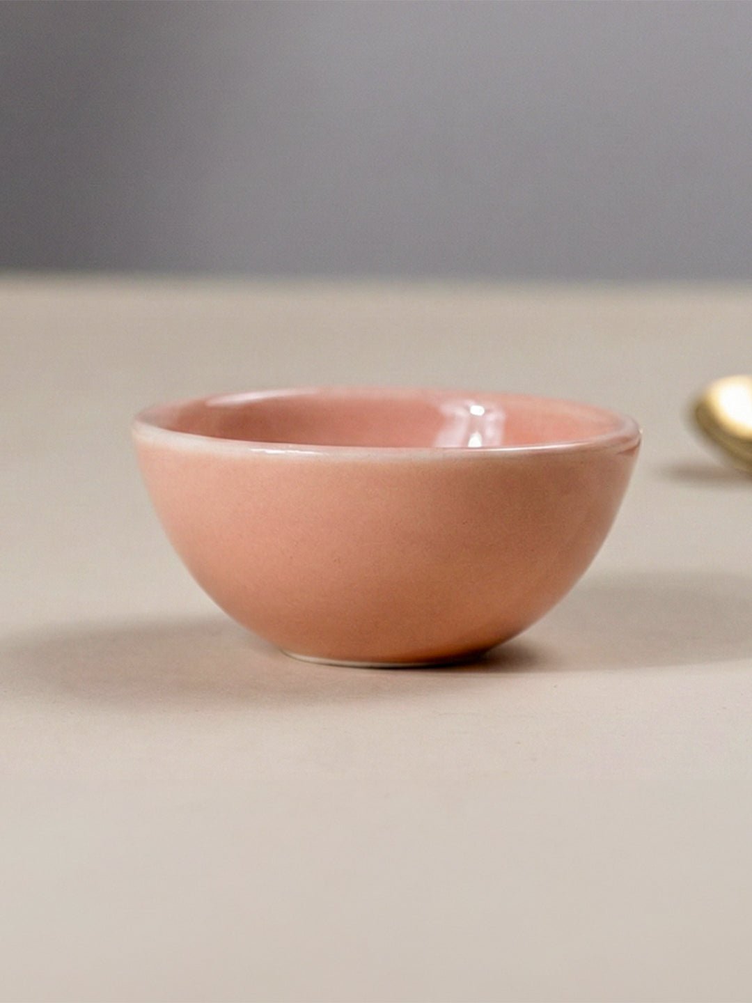 Soft Pink Ceramic Dipping Bowls - The Golden Theory