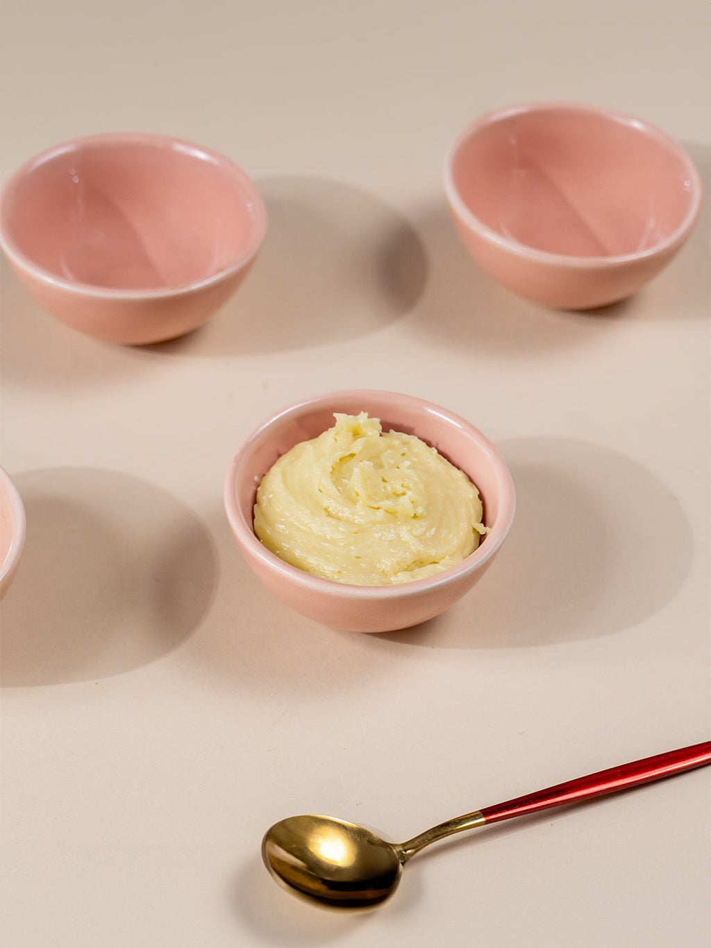 Soft Pink Ceramic Dipping Bowls - The Golden Theory
