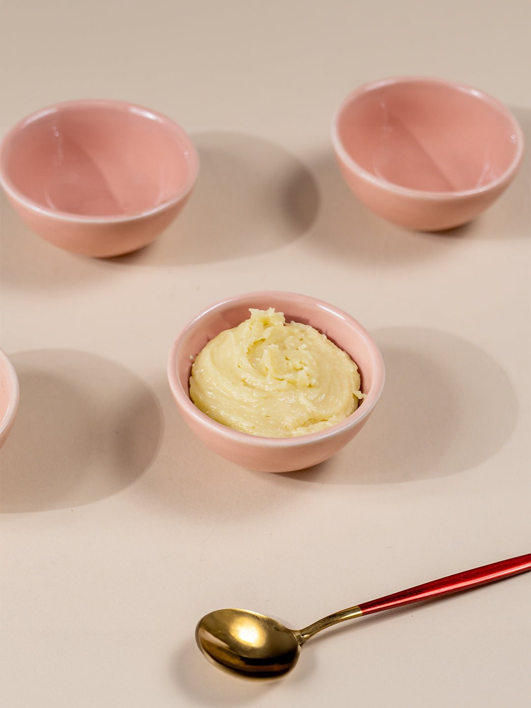 Soft Pink Ceramic Dipping Bowls - The Golden Theory