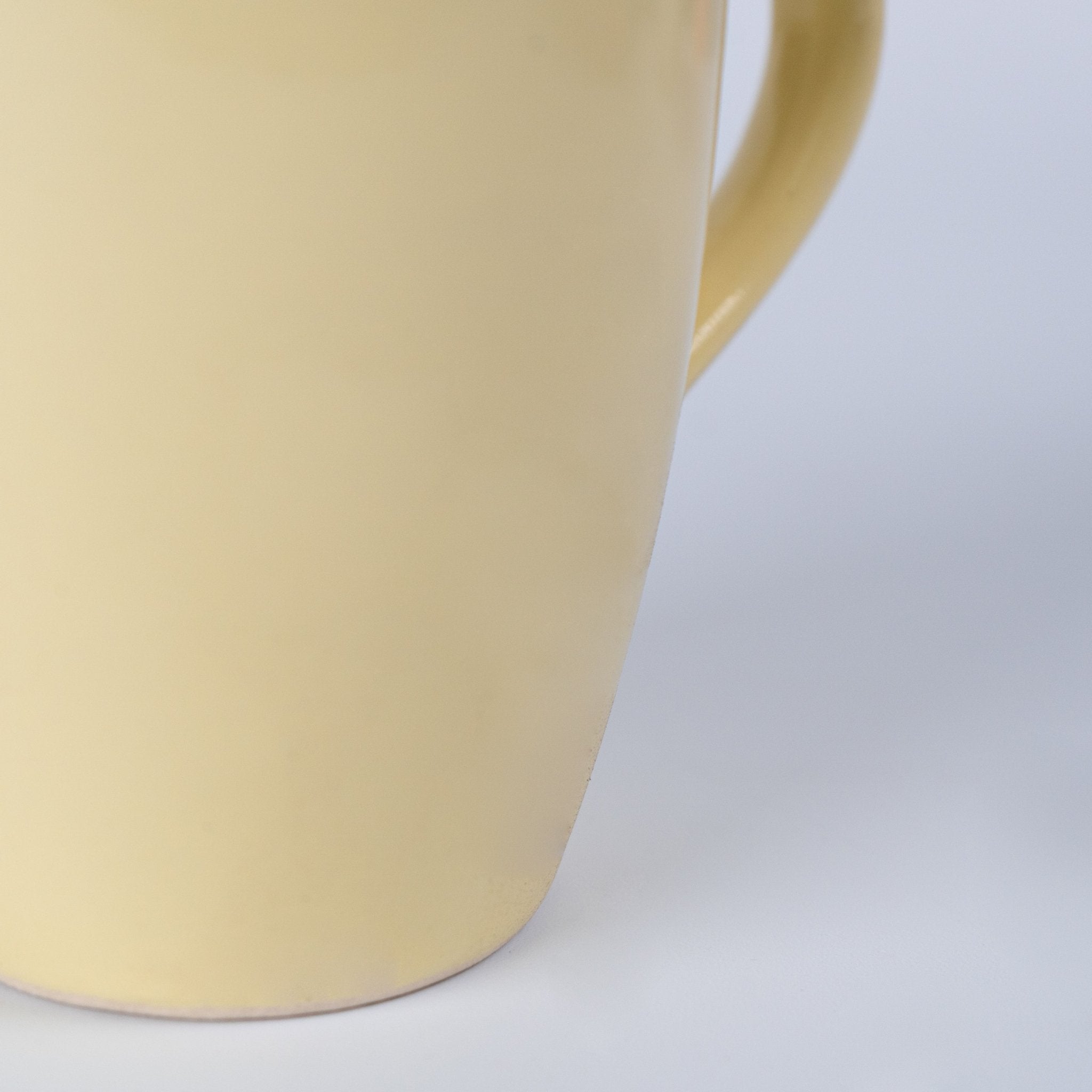Solid Yellow Ceramic Coffee Mug - The Golden Theory