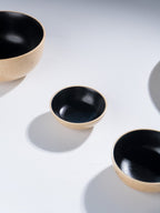 Speckled Beige & Black Ceramic Dinner Set – Set of 22 - The Golden Theory