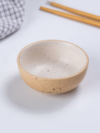 Speckled Beige Ceramic Small Bowl - The Golden Theory