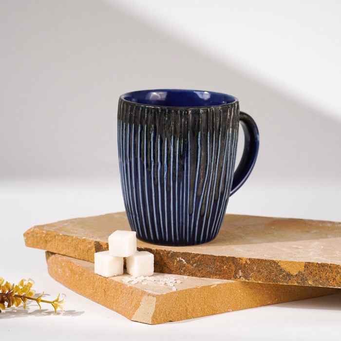 Striking Lines Blue Mug Secondary image