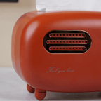 Tangerine Retro Tissue Box Cover - The Golden Theory