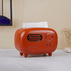 Tangerine Retro Tissue Box Cover - The Golden Theory