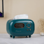 Teal Retro Tissue Box Cover - The Golden Theory