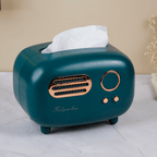 Teal Retro Tissue Box Cover - The Golden Theory