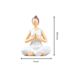 Textured Yoga Figurine with Prayer Pose - The Golden Theory