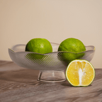 Translucent Ripple Glass Fruit Bowl - Small - The Golden Theory