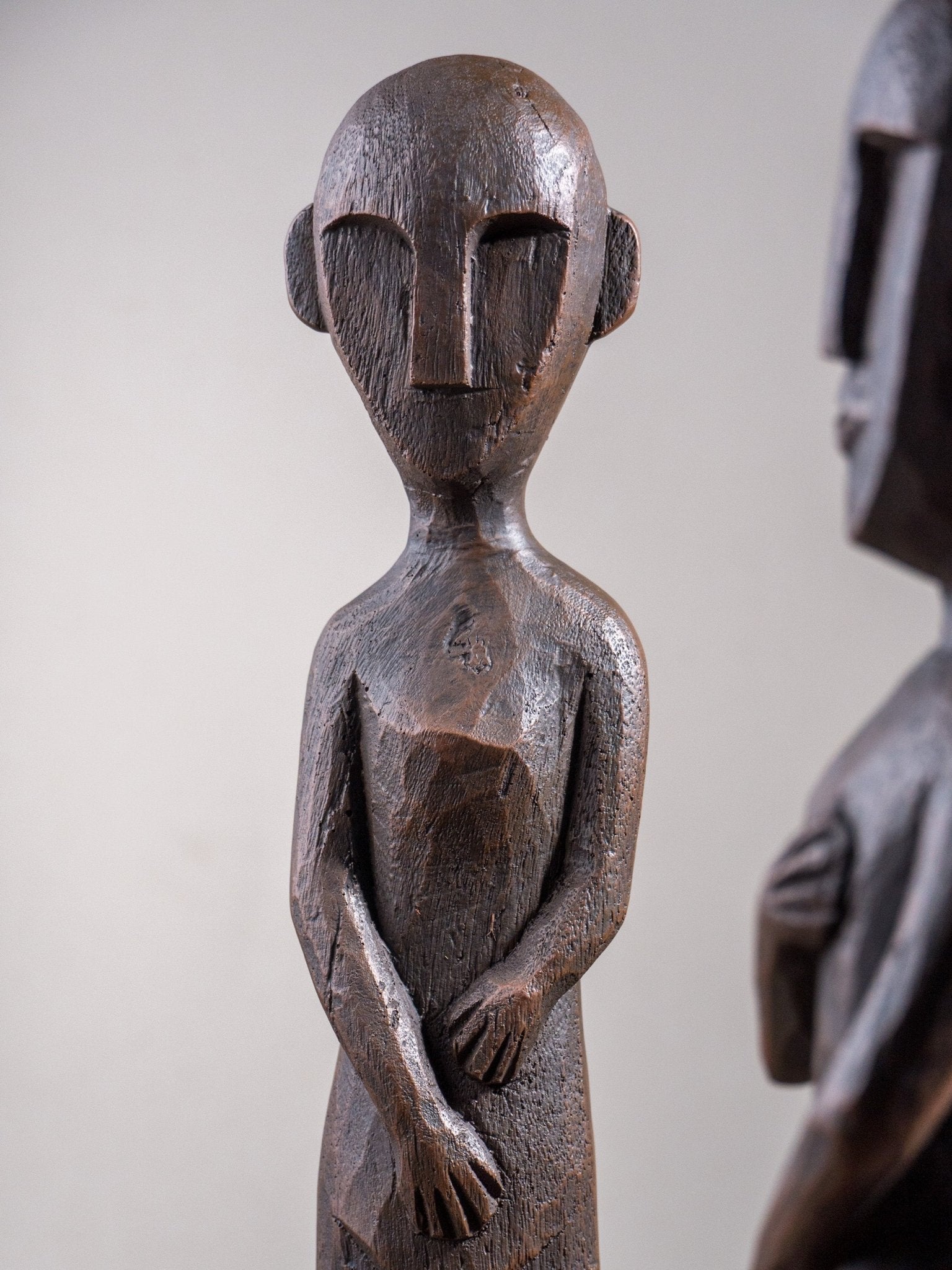 Tribal Ancestor Figure Sculpture – Crossed Arms Pose Secondary image