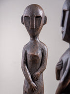 Tribal Ancestor Figure Sculpture – Crossed Arms Pose - The Golden Theory