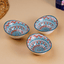 Tribal-Inspired Ceramic Bowls in Blue and Orange - The Golden Theory