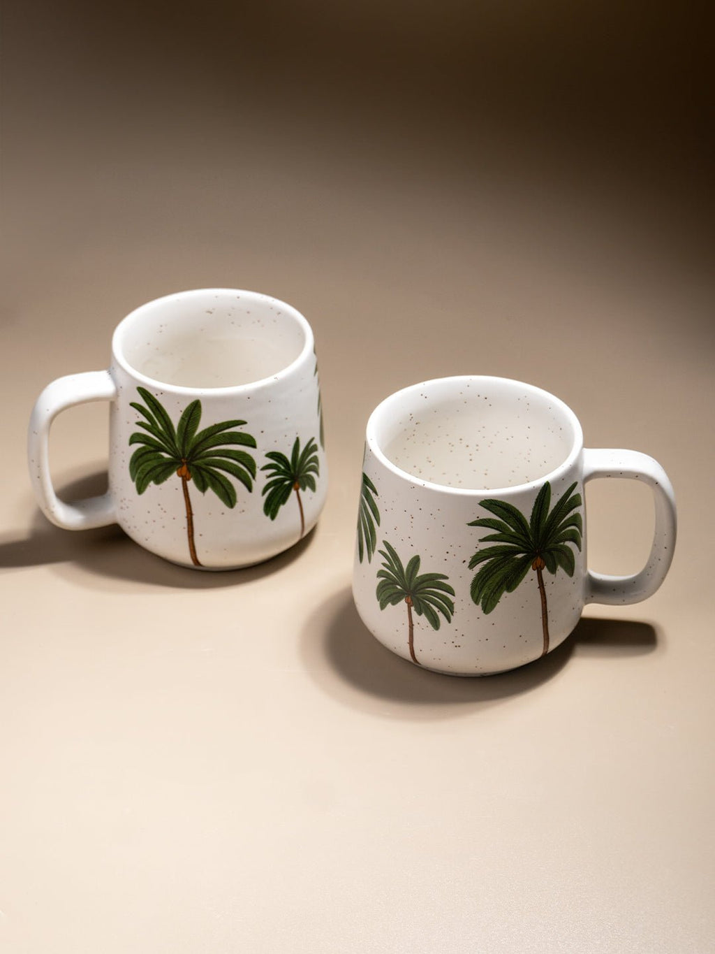 Tropical Palm Ceramic Coffee Mug - The Golden Theory