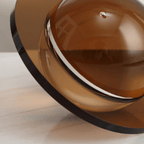 UFO Shaped Disc Ball Décor- Brown - The Golden Theory