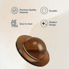 UFO Shaped Disc Ball Décor- Brown - The Golden Theory
