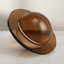 UFO Shaped Disc Ball Décor- Brown - The Golden Theory