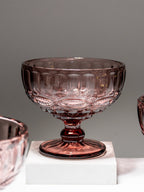 Vintage Rose Embossed Dessert Cups - Set of 6 - The Golden Theory