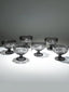 Vintage Smoky Grey Embossed Dessert Cups - Set of 6 - The Golden Theory