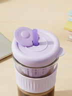 Violet Silicone Grip Sipper with Infuser - The Golden Theory