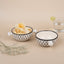 White Arabic Hand-Painted Ceramic Serving Bowl | Set of 2 - The Golden Theory