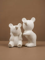White Bear-Shaped Bookends - The Golden Theory