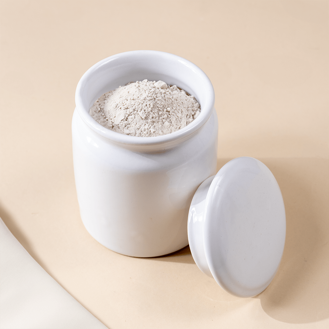 White Ceramic Canisters with Lids - Set of 2 - The Golden Theory
