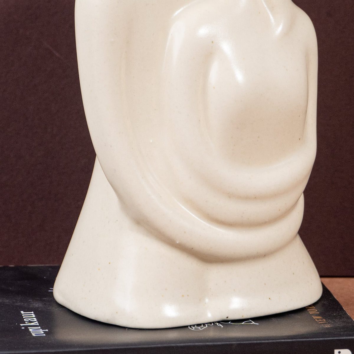 White Ceramic Embracing Couple - The Golden Theory