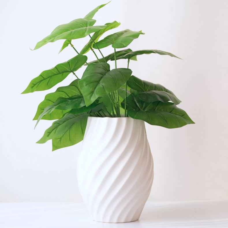 White Ceramic Flower Vase Main image
