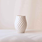 White Ceramic Flower Vase