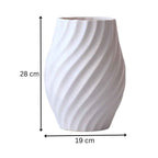 White Ceramic Flower Vase