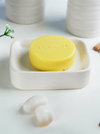 White Matte Ceramic Bathroom Set of 4 - The Golden Theory