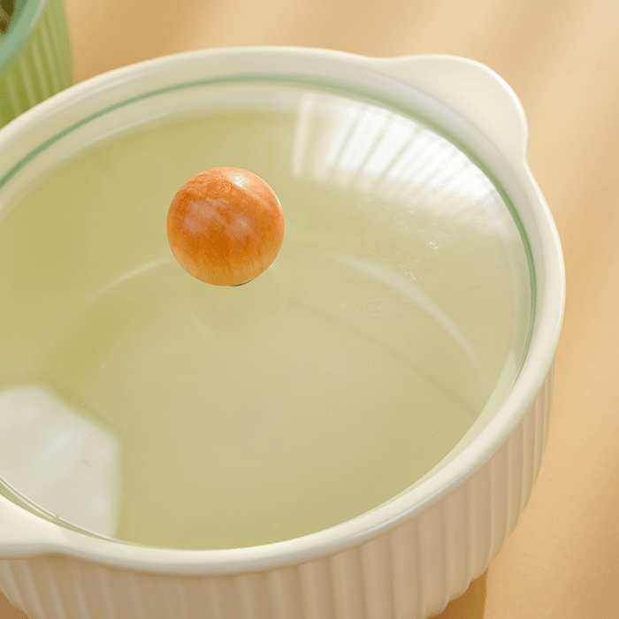 White Mist Ceramic Casserole - The Golden Theory