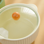 White Mist Ceramic Casserole - The Golden Theory