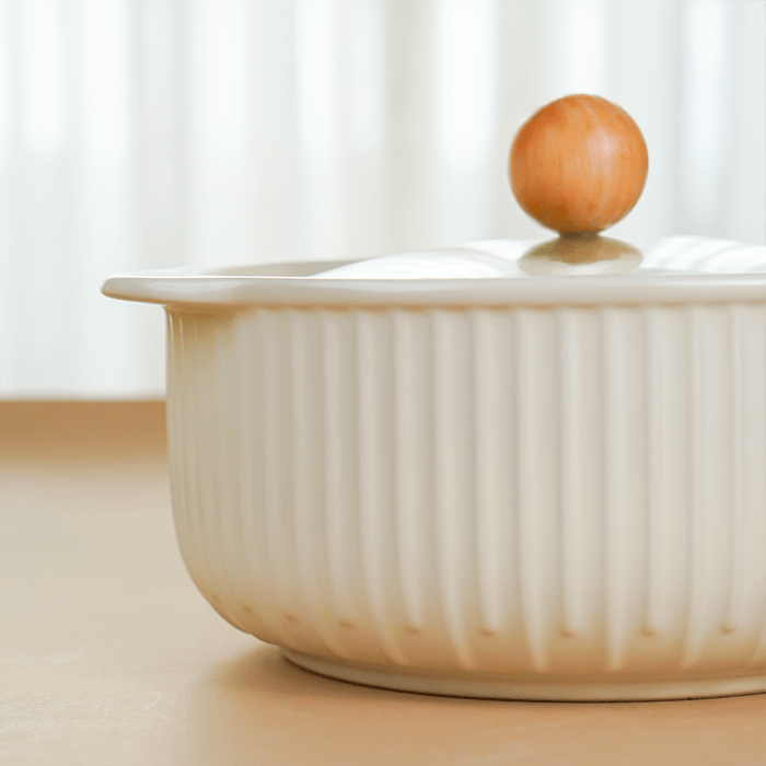 White Mist Ceramic Casserole Secondary image