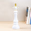 White Queen Chess Piece Sculpture - The Golden Theory